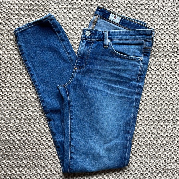 AG Adriano Goldschmied Jeans Calypso THE STILT 28R Cigarette Leg W30 L30.5 USA - Picture 10 of 16